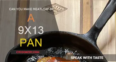 Meatloaf in a 9x13 Pan: Is it Possible?