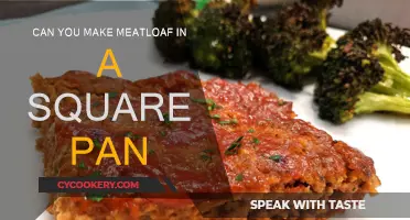 Square Pan Meatloaf: Is it Possible?
