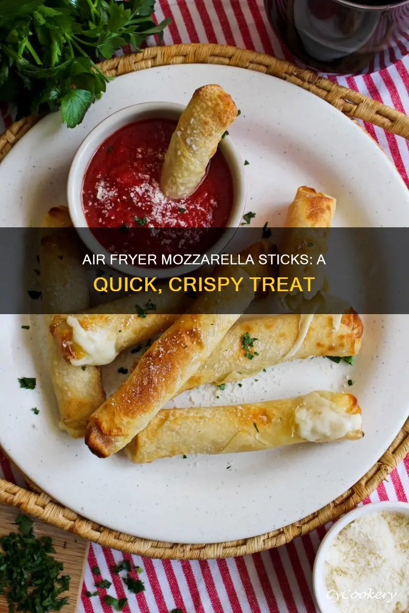 can you make mozzarella sticks in the air fryer