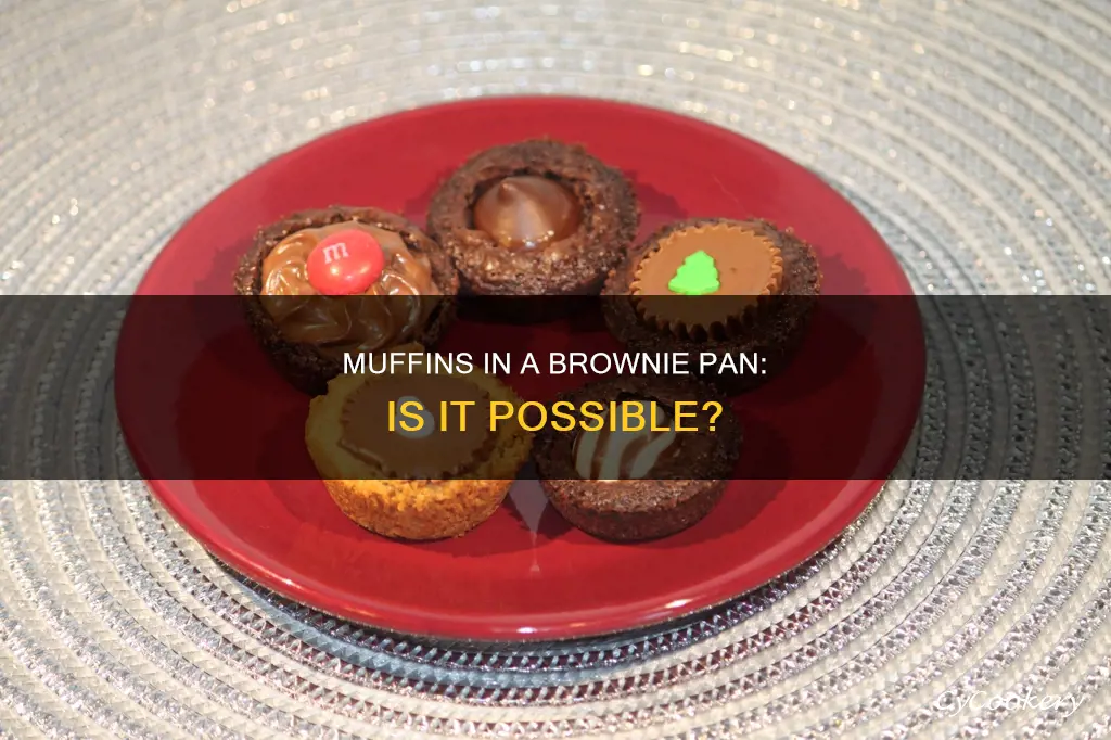 can you make muffins in a brownie pan