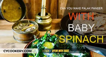 Make Palak Paneer with Baby Spinach: A Smart Substitute