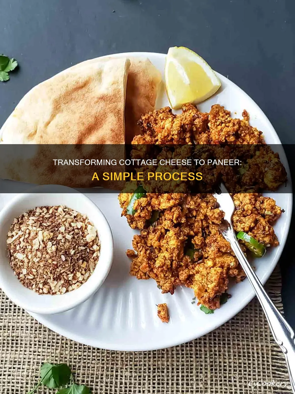 can you make paneer from cottage cheese
