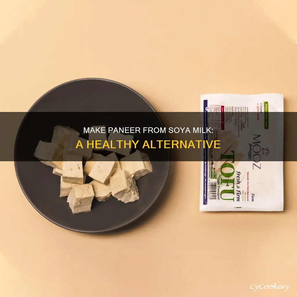 can you make paneer from soya milk