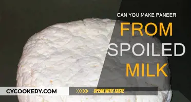 How to Make Paneer from Spoiled Milk?