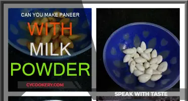 Make Paneer with Milk Powder: A Quick Guide
