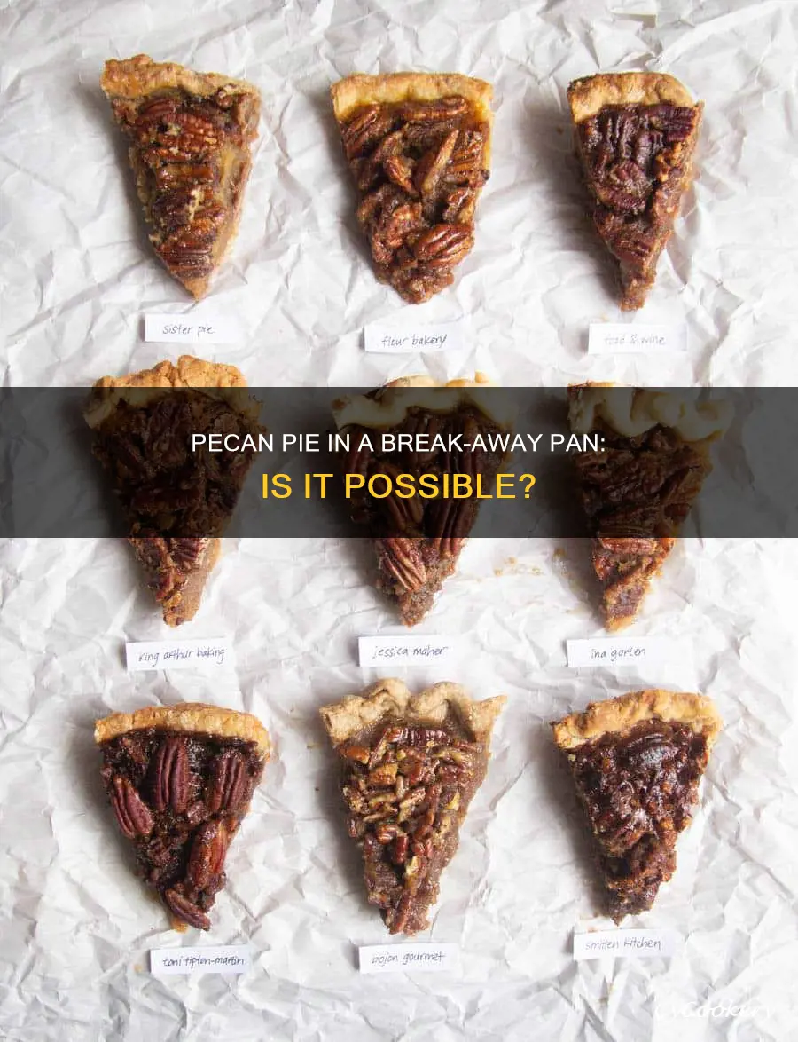 can you make peacan pie in a break away pan
