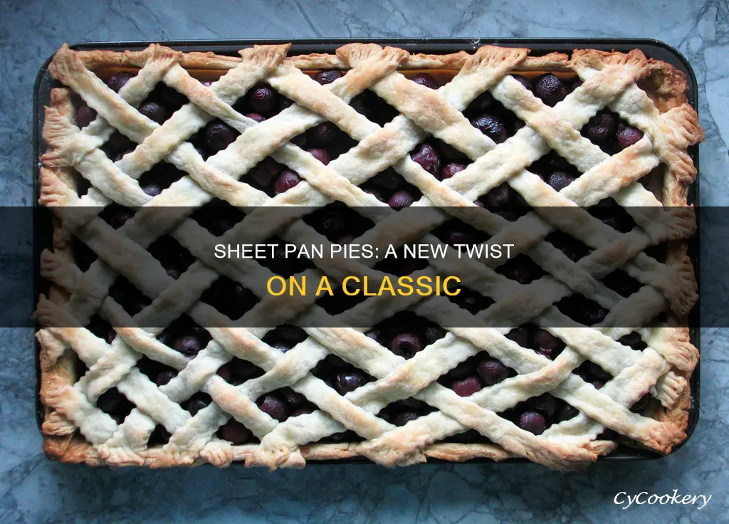 can you make pie in a sheet pan