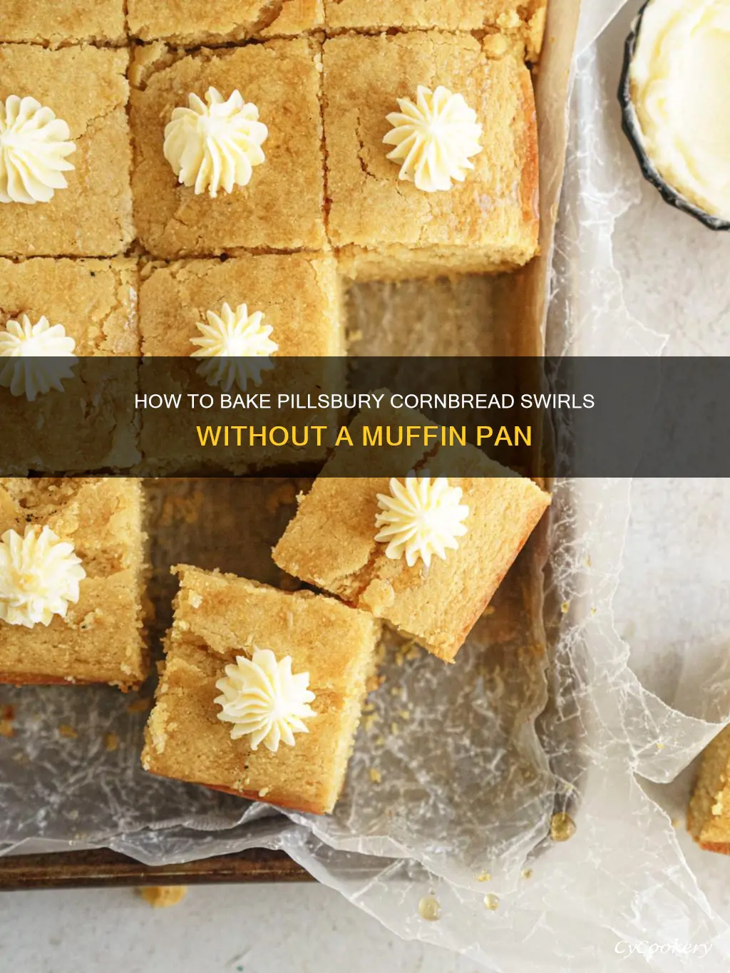 can you make pillsbury cornbread swirls without a muffin pan