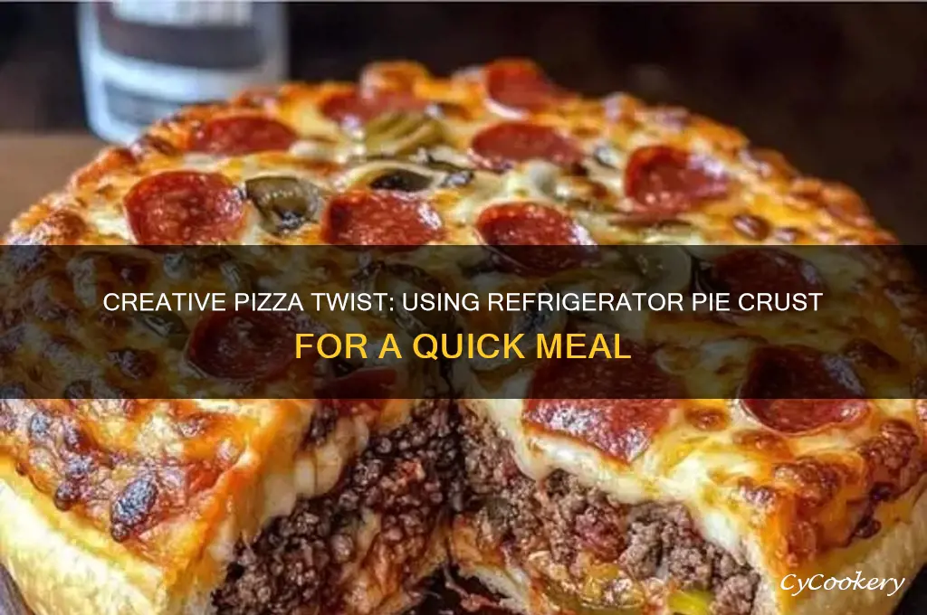 can you make pizza with refrigerator pie crust