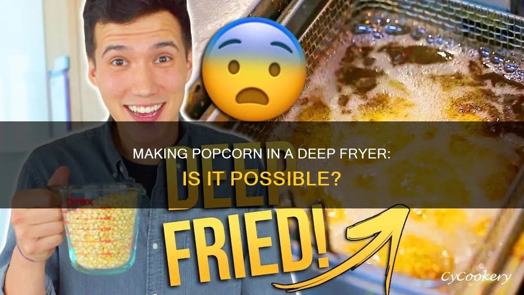 can you make popcorn in a deep fryer