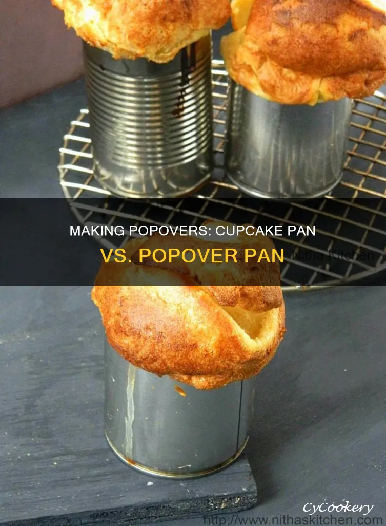 can you make popovers in a cupcake pan