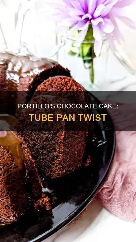 can you make portillos choclate cake jn a tube pan