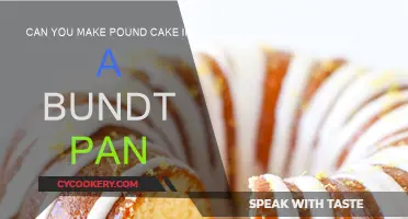 Baking Pound Cake: Bundt Pan or Regular Pan?