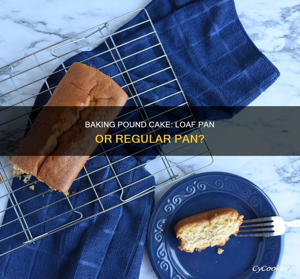 can you make pound cake in a loaf pan