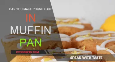 Baking Pound Cake: Muffin Pan Magic