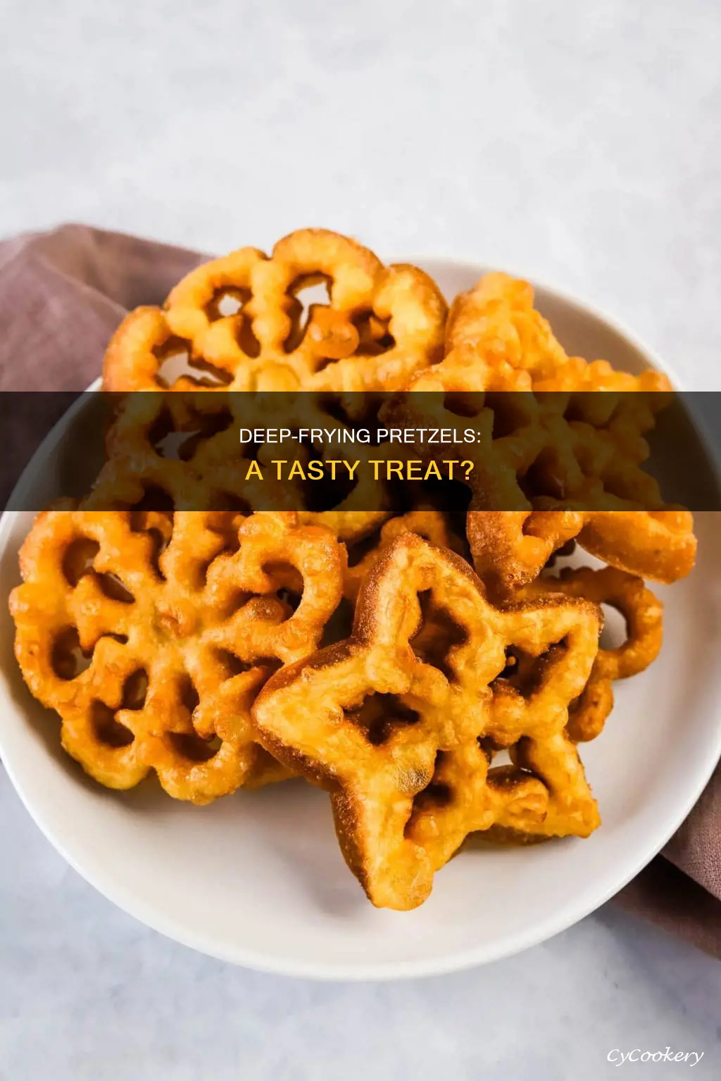 can you make pretzels in a deep fryer