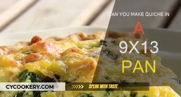 Making Quiche in a 9x13 Pan: Is It Possible?