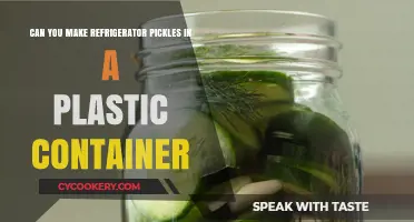 Refrigerator Pickles in Plastic: Safe, Easy, and Delicious Storage Tips