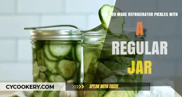 Make Refrigerator Pickles Easily with Regular Jars: A Simple Guide
