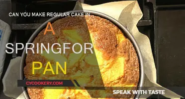 Springform Pan for Regular Cake: Does it Work?