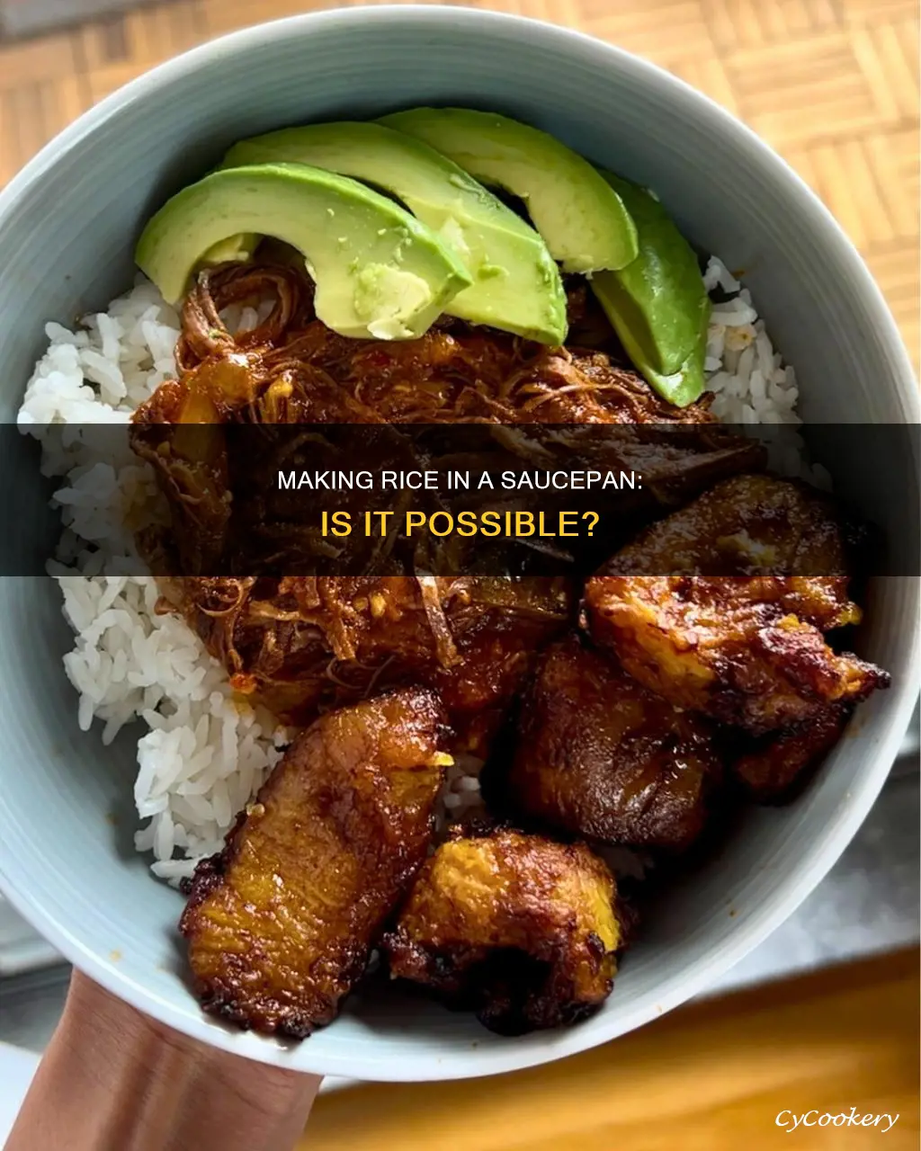 can you make rice in a soscer pan