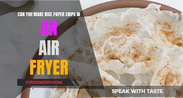 Air Fryer Rice Paper Chips: A Healthy, Crunchy Treat