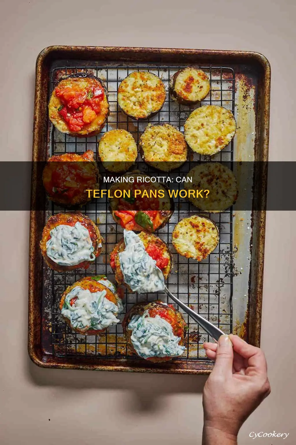 can you make ricotta in a teflon pan