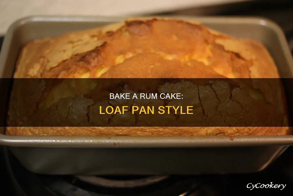 can you make rum cake in a loaf pan
