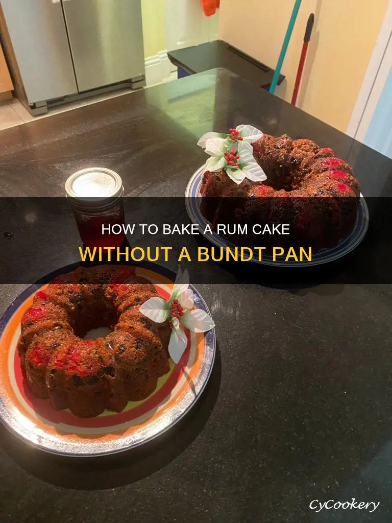 can you make rum cake without bundt pan