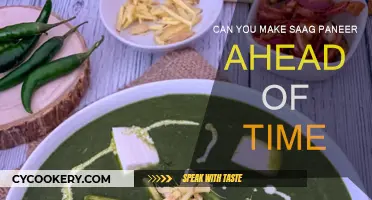 Make-Ahead Saag Paneer: How Far in Advance?