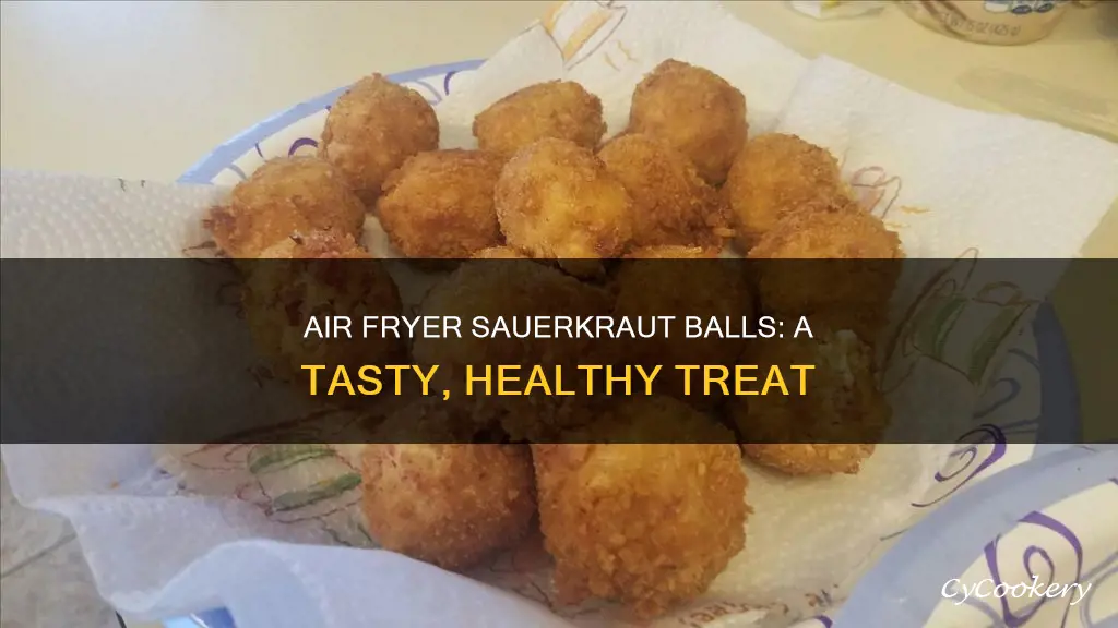 can you make sauerkraut balls in an air fryer