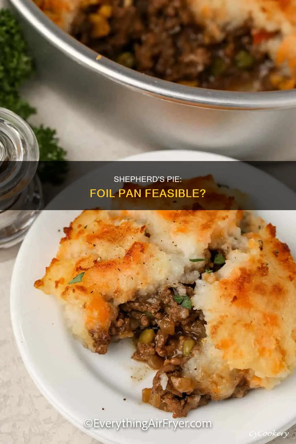 can you make shepherds pie in foil pan