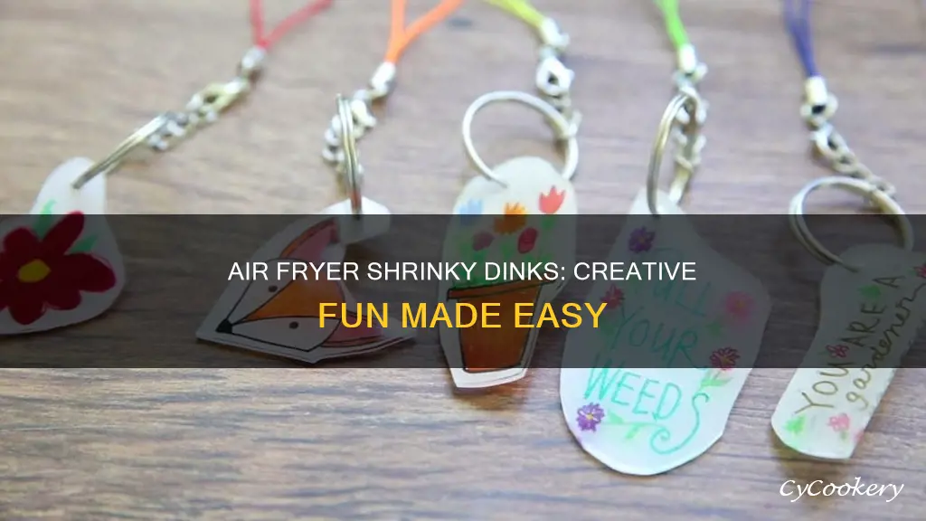 can you make shrinky dinks in an air fryer