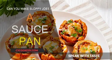 Sloppy Joes: Sauce Pan Magic