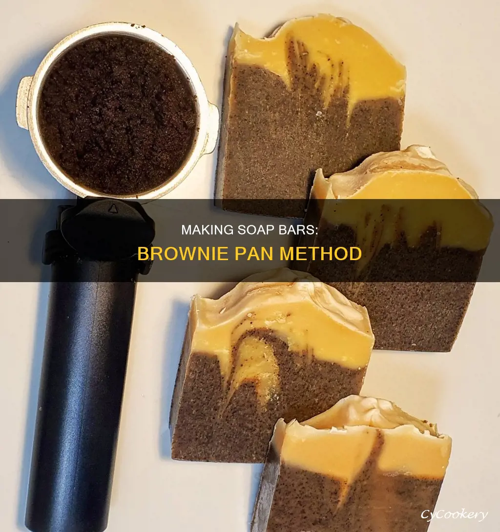 can you make soap bars in a brownie pan