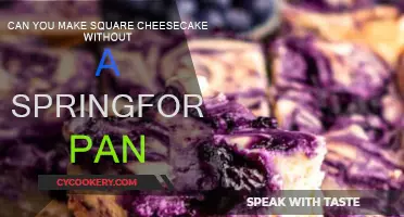 Make Square Cheesecake: No Springform Pan, No Problem!
