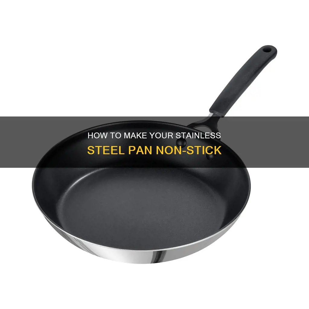 can you make stainles steel pan non stick