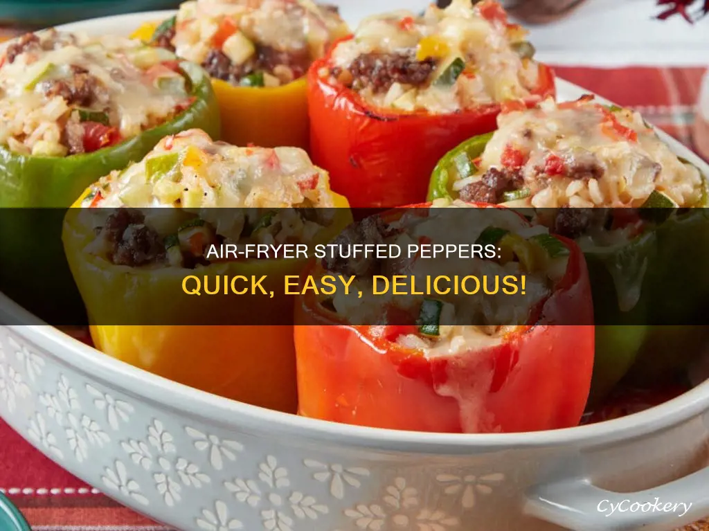 can you make stuffed bell peppers in an air fryer