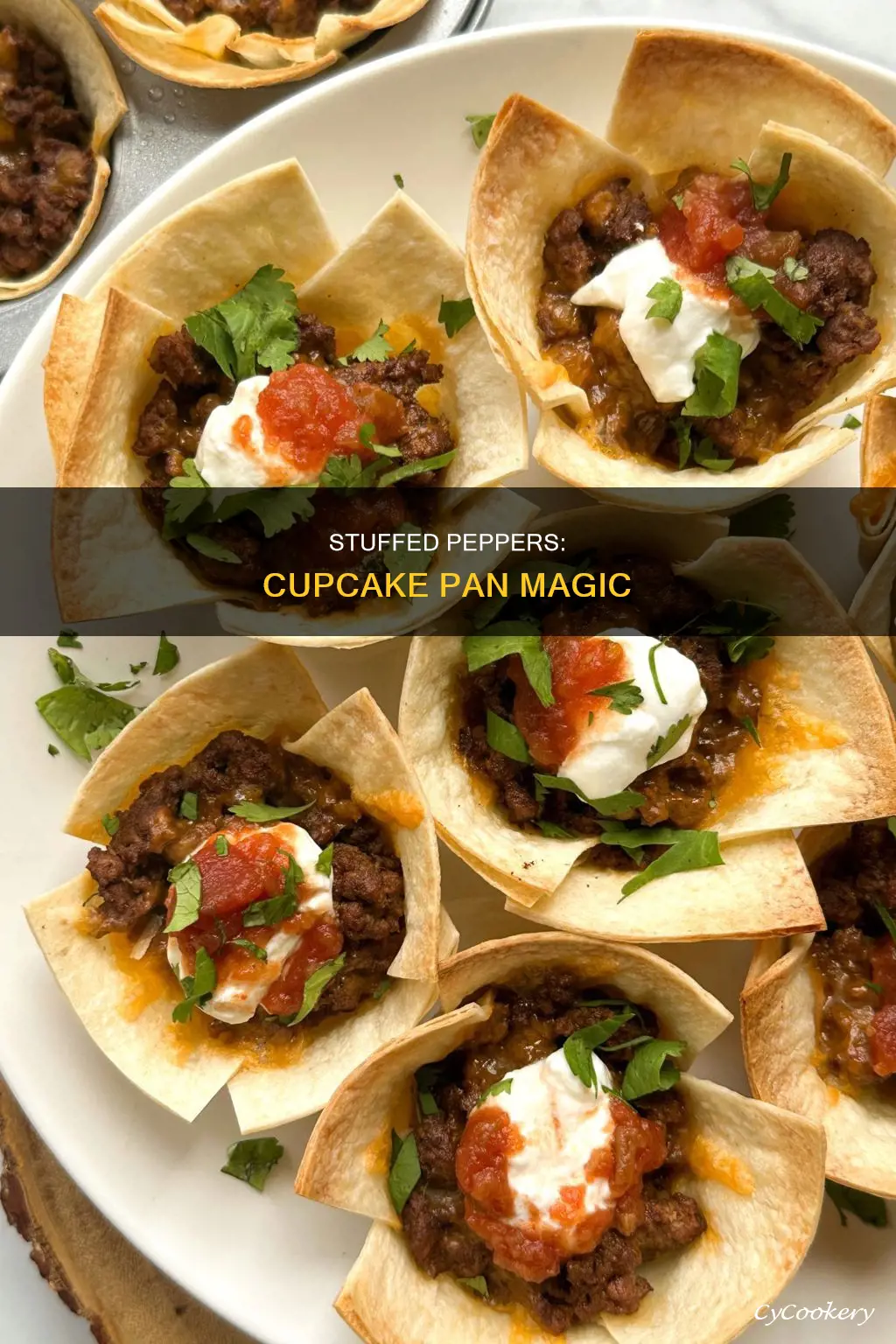 can you make stuffed peppers in a cupcake pan