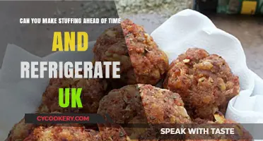 Prep and Chill: Making Stuffing Ahead in the UK
