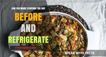 Prep Ahead: Can You Make Stuffing the Day Before and Refrigerate?