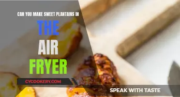 Air-Fryer Sweet Plantains: A Quick, Easy Treat