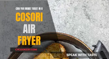 Toasting Bread in a Cosori Air Fryer