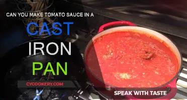 Tomato Sauce in Cast Iron: A Good Idea?