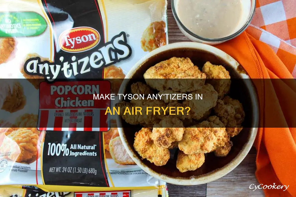 can you make tyson any tizers in air fryer