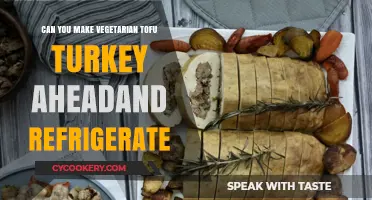 Make-Ahead Vegetarian Tofu Turkey: Refrigerate and Enjoy Stress-Free