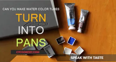 Transforming Tubes: DIY Watercolor Pans