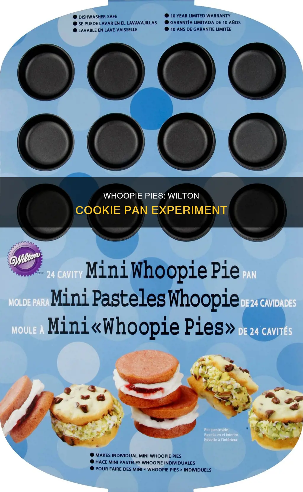 can you make whoopie pies in a wilton cookie pan