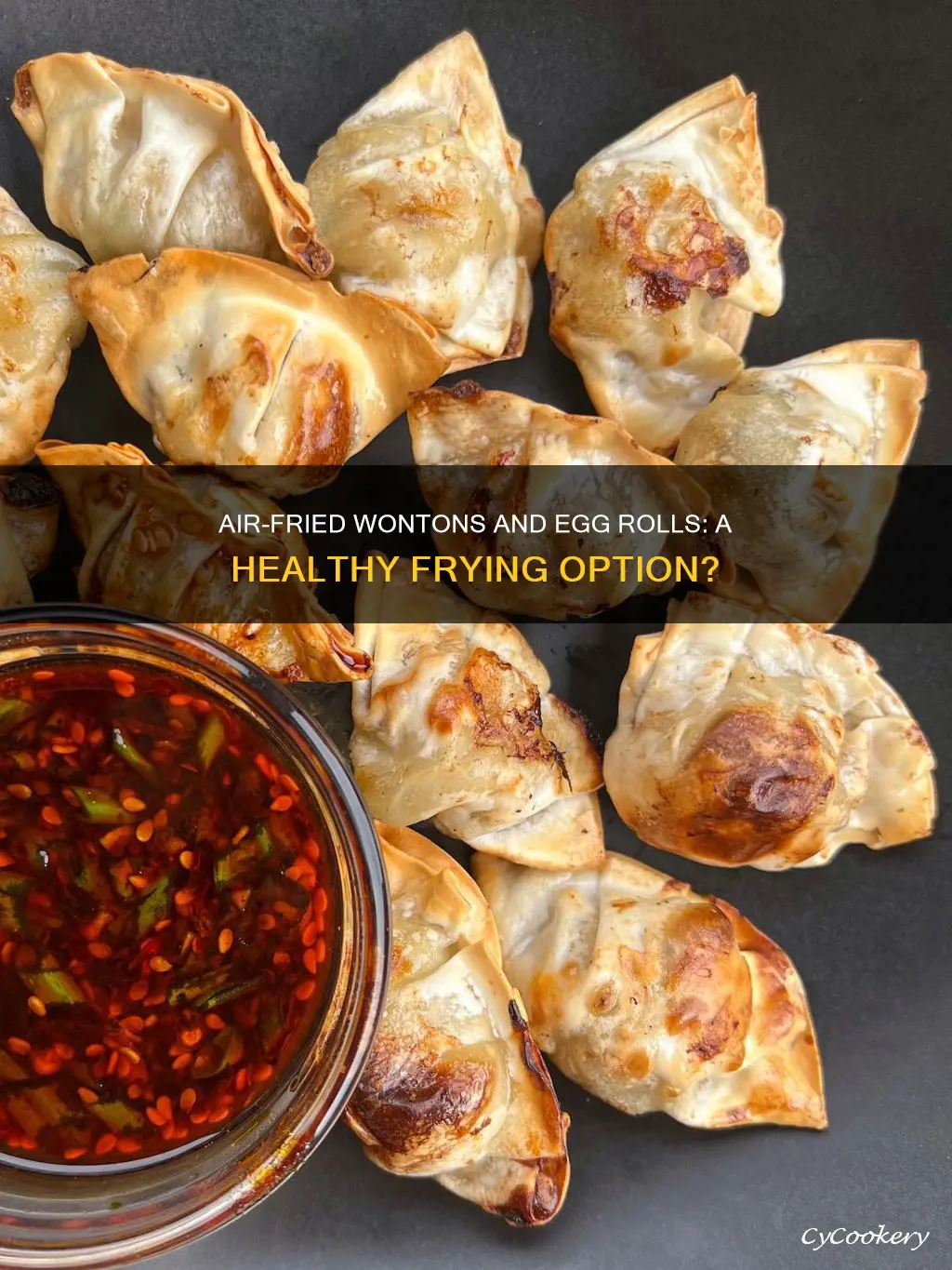 can you make wontons or eggrolls in an air fryer