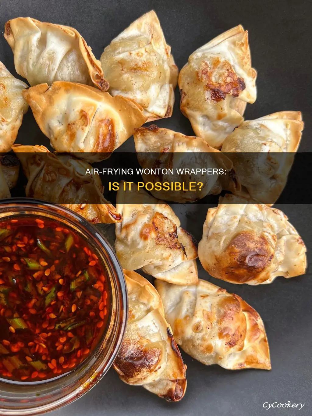 can you make wontons wrappers in air fryer